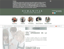Tablet Screenshot of humanitastrescantos.com